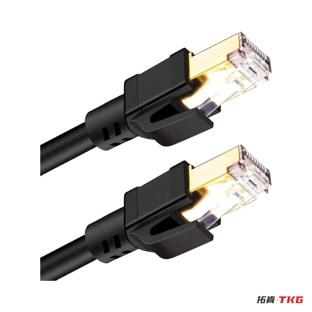 كابل توصيل Patch Cord (Cat5e / Cat6 / Cat6A / Cat8 / ألياف)