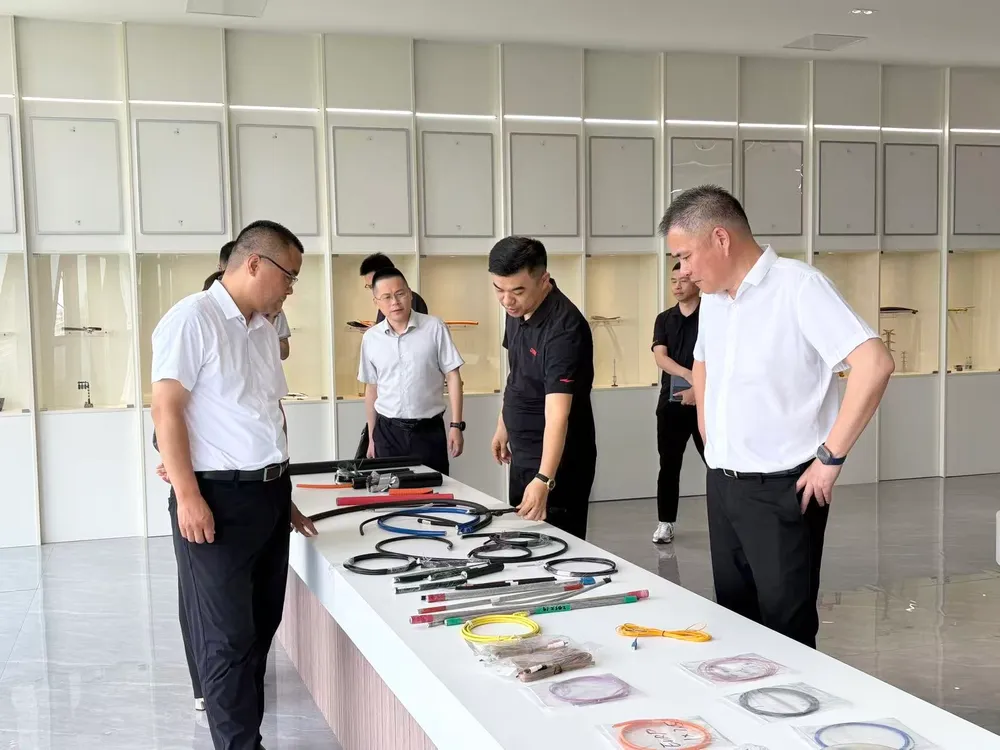 TKG CHINA – Cable samples in the TKG showroom